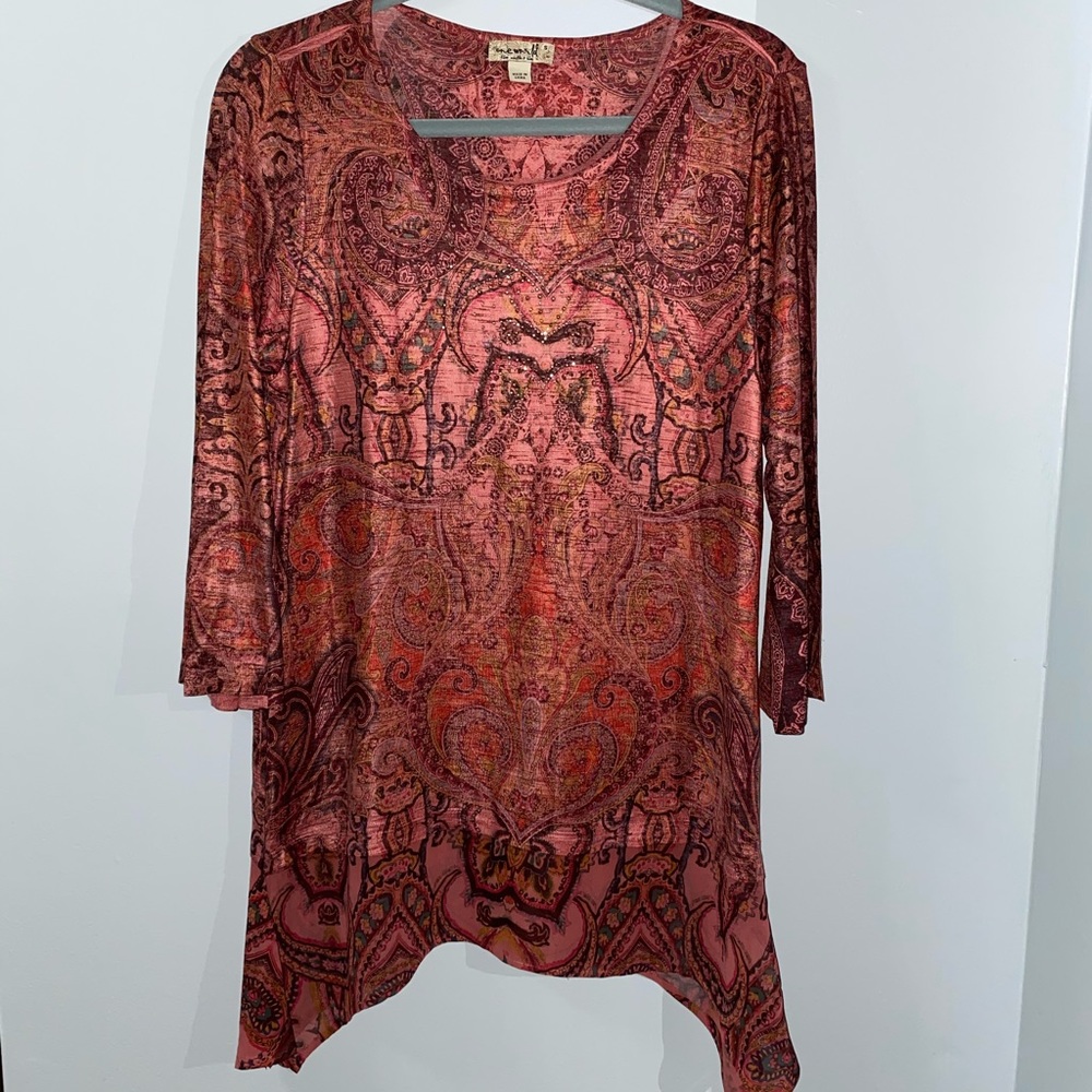 One World 3/4 Sleeve Top